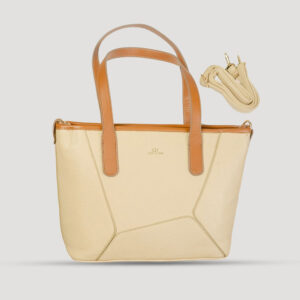 حقيبة توت بالوان متباينة