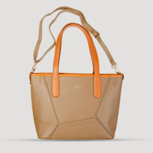 حقيبة توت بالوان متباينة